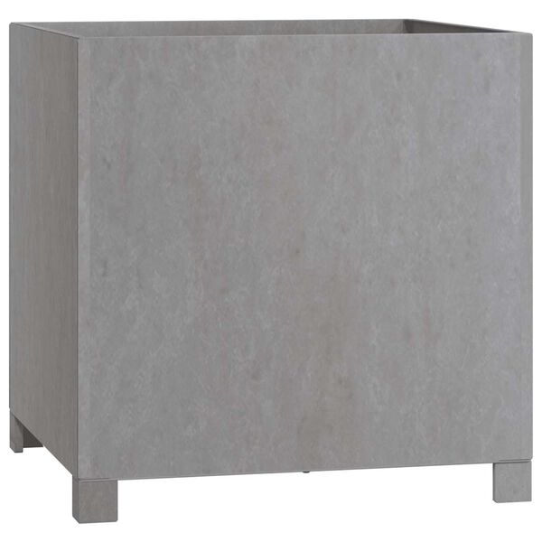 vidaXL Fioriera con Gambe Ruggine 50x50x50 cm Acciaio Corten