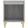 vidaXL Comodino Grigio Sonoma 40x35x50 cm