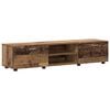 vidaXL Set mobile TV con porta FLORIN Legno vecchio Legno multistrato