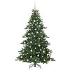 vidaXL Albero di Natale Artificiale con Rami Pieghevoli Verde 180 cm
