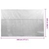 vidaXL Pellicola Galleggiante Solare PE Piscina 450x220 cm Grigia