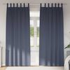 vidaXL Tende Blackout con Anelli 2 pcs Antracite 260 x 140 cm