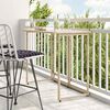 vidaXL Tavolino da Giardino Pieghevole Beige 90x51x75 cm in Polyrattan
