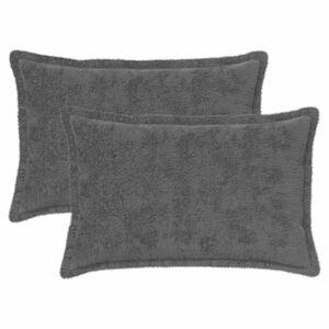 vidaXL Federa 2 pz HOUTEN Grigio Scuro 30 x 50 cm
