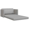 vidaXL Divano letto 110cm Grigio Nuvola Tessuto