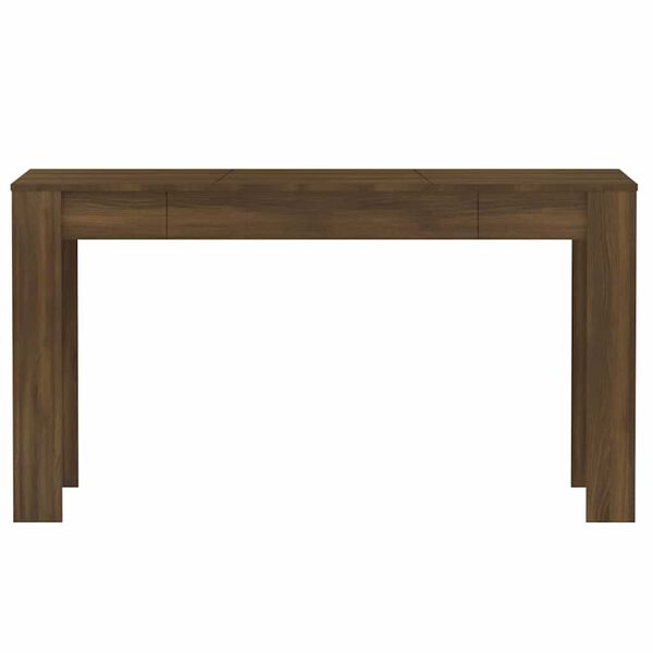 vidaXL Tavolo da Pranzo Rovere Marrone 140x74,5x76cm Legno Multistrato