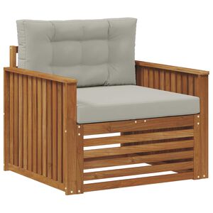 vidaXL Set di divani da esterno Legno di Acacia Massello e Poliestere