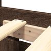 vidaXL Giroletto Testiera Rovere Marrone 180x200 cm Legno Multistrato