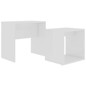 vidaXL Tavolino da Salotto Bianco 48x30x45 cm in Legno Multistrato