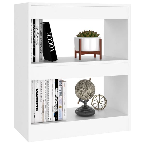 vidaXL Libreria/Divisorio Bianco 60x30x72 cm