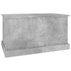 vidaXL Contenitore Grigio Cemento 70x40x38 cm in Legno Multistrato
