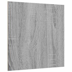 vidaXL Pannelli decorativi 12 pz Grigio Sonoma 30 x 30 x 0.27 cm