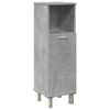 vidaXL Mobile da Bagno Grigio Cemento 30x30x95 cm in Legno Multistrato
