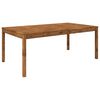 vidaXL Tavolo da cena da giardino Naturale 196 x 100,5 x 75 cm