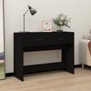 vidaXL Tavolino Consolle Nero 100x39x75 cm in Legno Multistrato