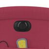 vidaXL Poltrona Massaggiante Reclinabile Elettrica Rosso Vino Velluto
