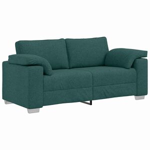 vidaXL Divano Verde Scuro 180 x 80 x 82 cm Tessuto