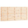 vidaXL Testiera da Parete 126x3x63 cm in Legno Massello di Pino