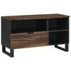 vidaXL Unit&agrave; TV con cassetto Noce 80 x 33 x 46 cm Legno multistrato