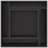 vidaXL Focolare Nero 80 x 80 x 40 cm Acciaio laminato a freddo
