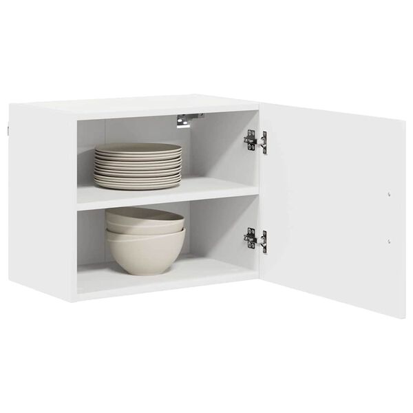 vidaXL Mobile da cucina Kalmar Bianco Lucido 50 x 31 x 40 cm