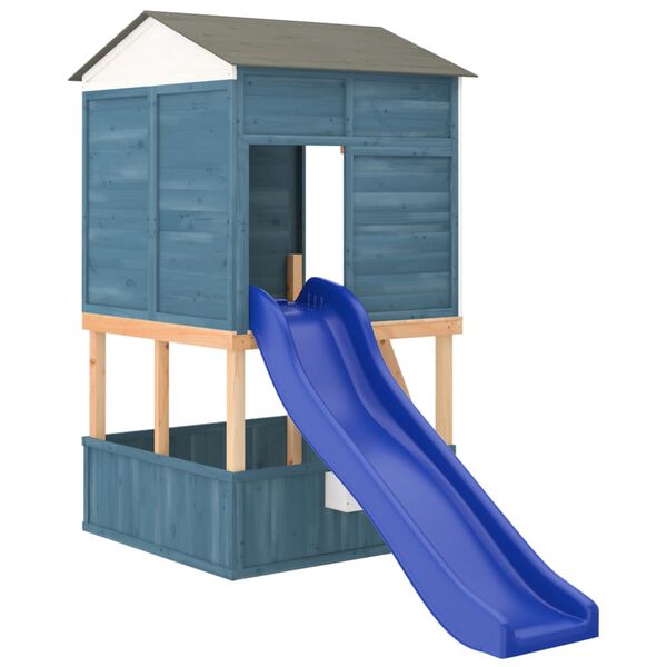 vidaXL Scivolo per Bambini Blu 175x38x23 cm in Polipropilene