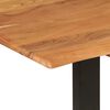 vidaXL Tavolo da Pranzo 140x70x76 cm in Legno Massello di Acacia