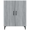 vidaXL Credenza Grigio Sonoma 70x34x90 cm in Legno Multistrato