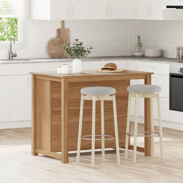 vidaXL Isola da Cucina Panama 112x77x90 cm in Legno Massello di Pino