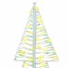 vidaXL Albero di Natale con 240 LED Bianco caldo 180 cm PET