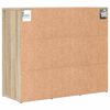 vidaXL Mobile per scarpe Rovere Sonoma 77,5 x 30 x 67 cm