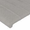 vidaXL Giroletto senza Materasso Grigio Chiaro 100x200 cm Tessuto