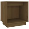 vidaXL Comodino Marrone Ambra 40x30x40 cm in Legno Massello di Pino