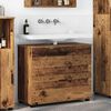 vidaXL Mobile da Bagno con cassetto Legno vecchio 76,5 x 35 x 64 cm