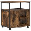 vidaXL Cabina con Stazione di Ricarica 61 x 46 x 67 cm Rovere fum&eacute;