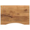 vidaXL Piano Scrivania con Curva 90x60x2,5 cm Massello Grezzo di Mango