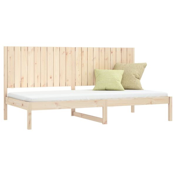 vidaXL Dormeuse senza Materasso 90x200 cm in Legno Massello di Pino