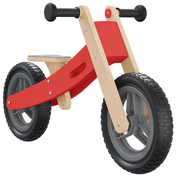 vidaXL Bicicletta Senza Pedali per Bambini Rossa
