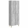 vidaXL Set di armadi 2 pcs Sonoma grigio Legno ingegnerizzato