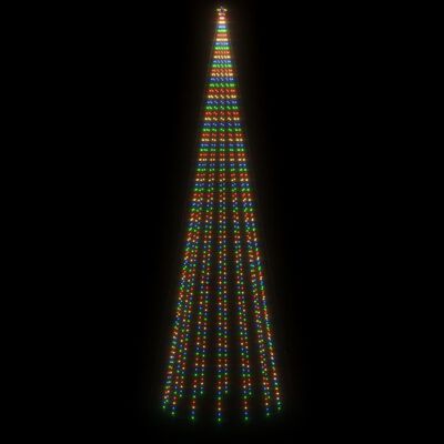 vidaXL Albero di Natale con Puntale Colorato 1134 LED 800 cm