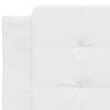 vidaXL Giroletto senza Materasso Zadar Bianco 90x190 cm in Similpelle