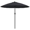 vidaXL Ombrellone da Giardino con Palo in Alluminio 250 cm Nero