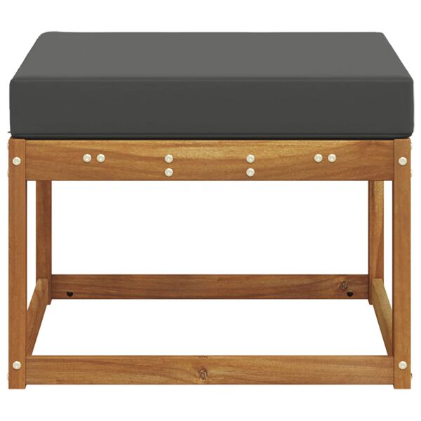 vidaXL Poggiapiedi da Esterno Legno di Acacia Massello Naturale