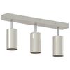 vidaXL Faretto da soffitto Nichel 38 x 5,5 x 16,5 cm Metallo