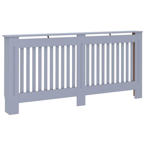 vidaXL Copertura per Radiatore Antracite 172x19x81,5 cm in MDF