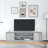 vidaXL Mobile Porta TV Grigio Sonoma 188,5x41x50 cm Legno Multistrato