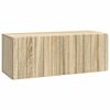 vidaXL Mobile Porta TV da Muro 78,5 x 31 x 30 cm Rovere Sonoma