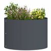 vidaXL Vaso da giardino Antracite 30 x 30 x 20 cm