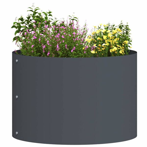 vidaXL Vaso da giardino Antracite 30 x 30 x 20 cm