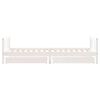 vidaXL Giroletto Bambini con Cassetti Bianco 90x200cm Massello di Pino